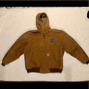 Carhartt Men's Brown Duck Thermal-Lined J131 BRN